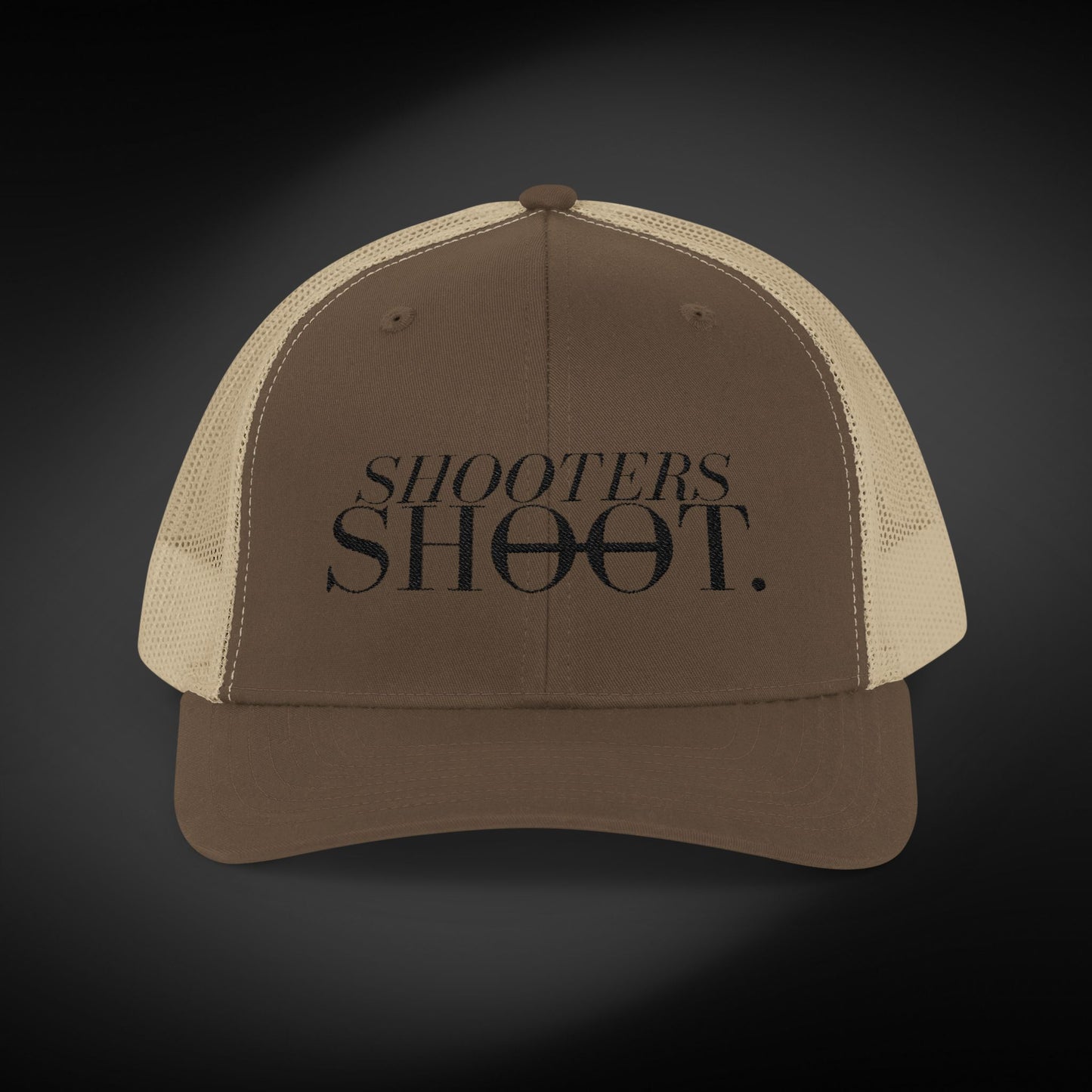 Trucker - Black Embroidery