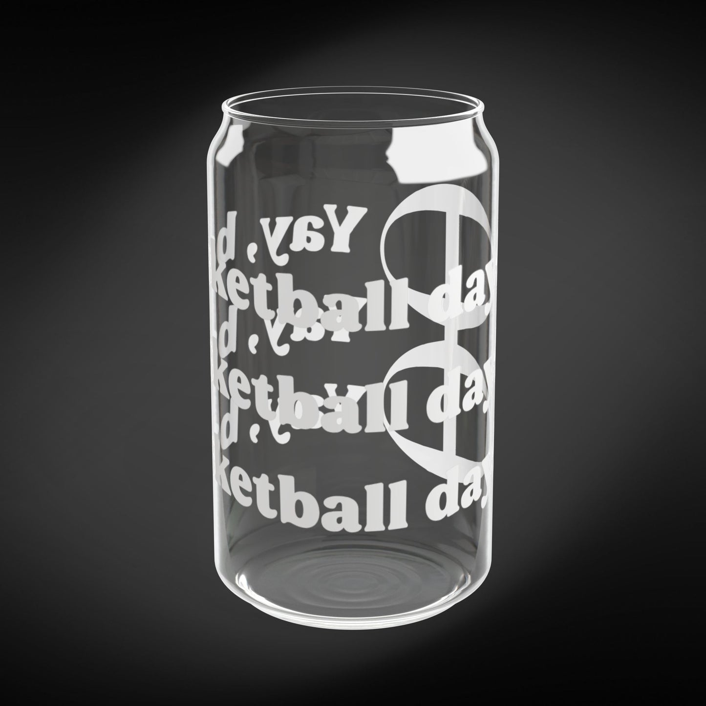 Yay, basketball day! Sipper Glass