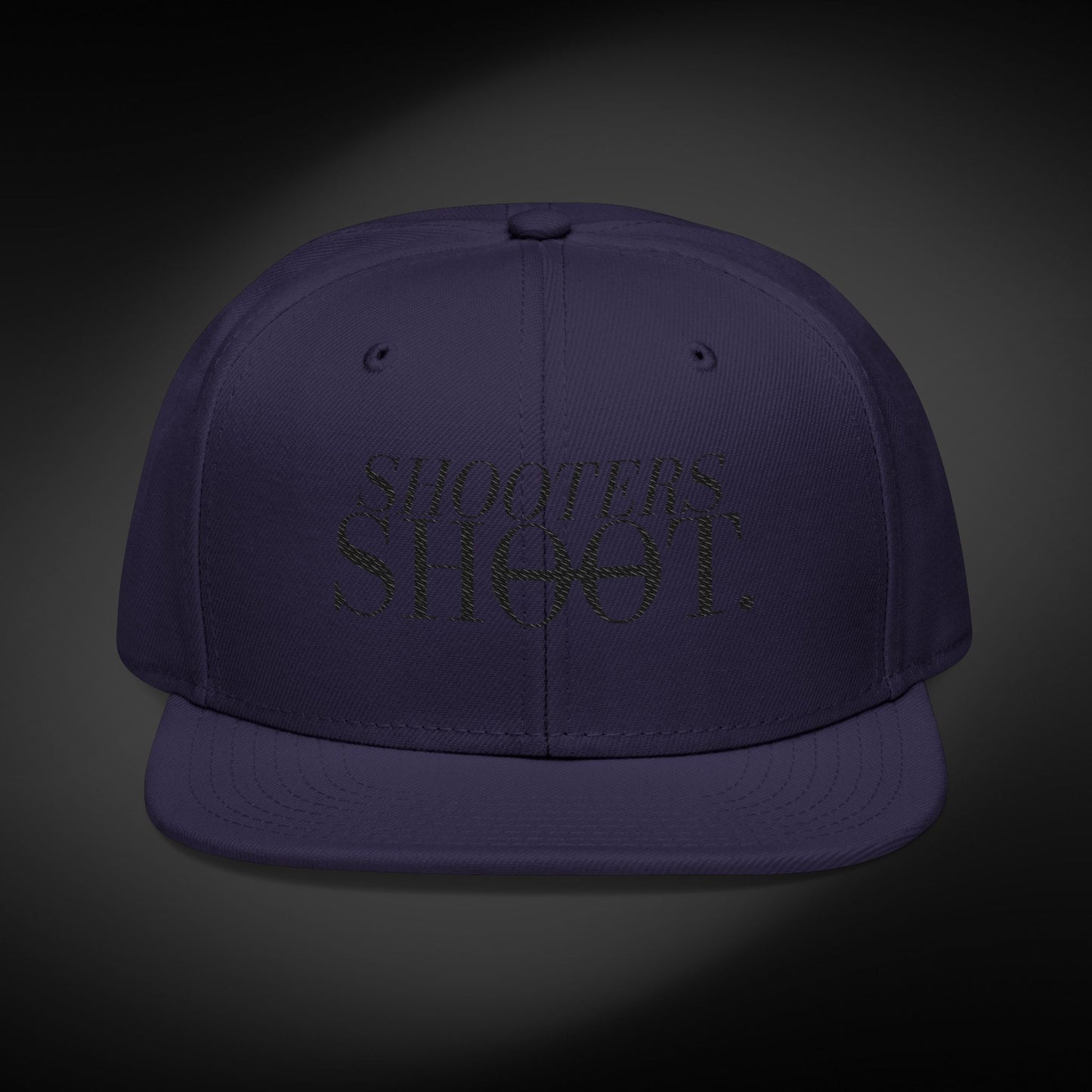Snapback - Black Embroidery
