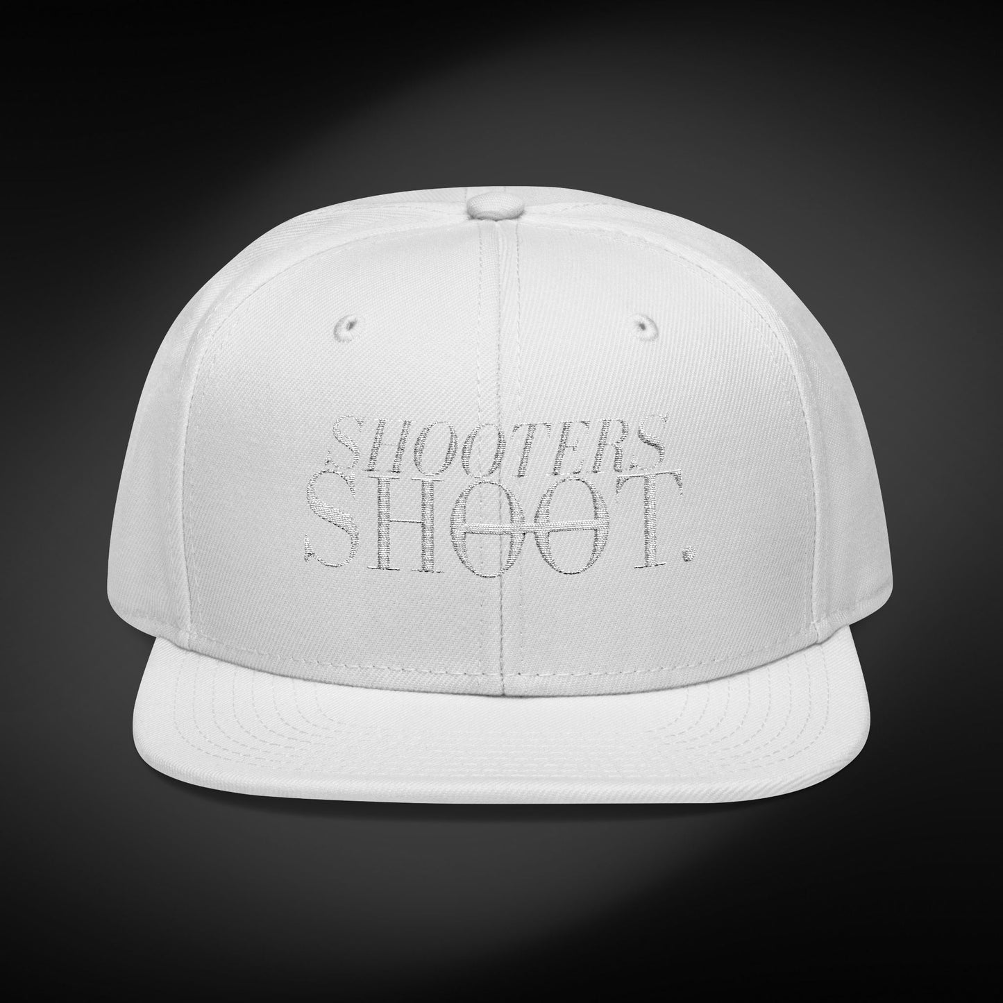 Snapback - White Embroidery