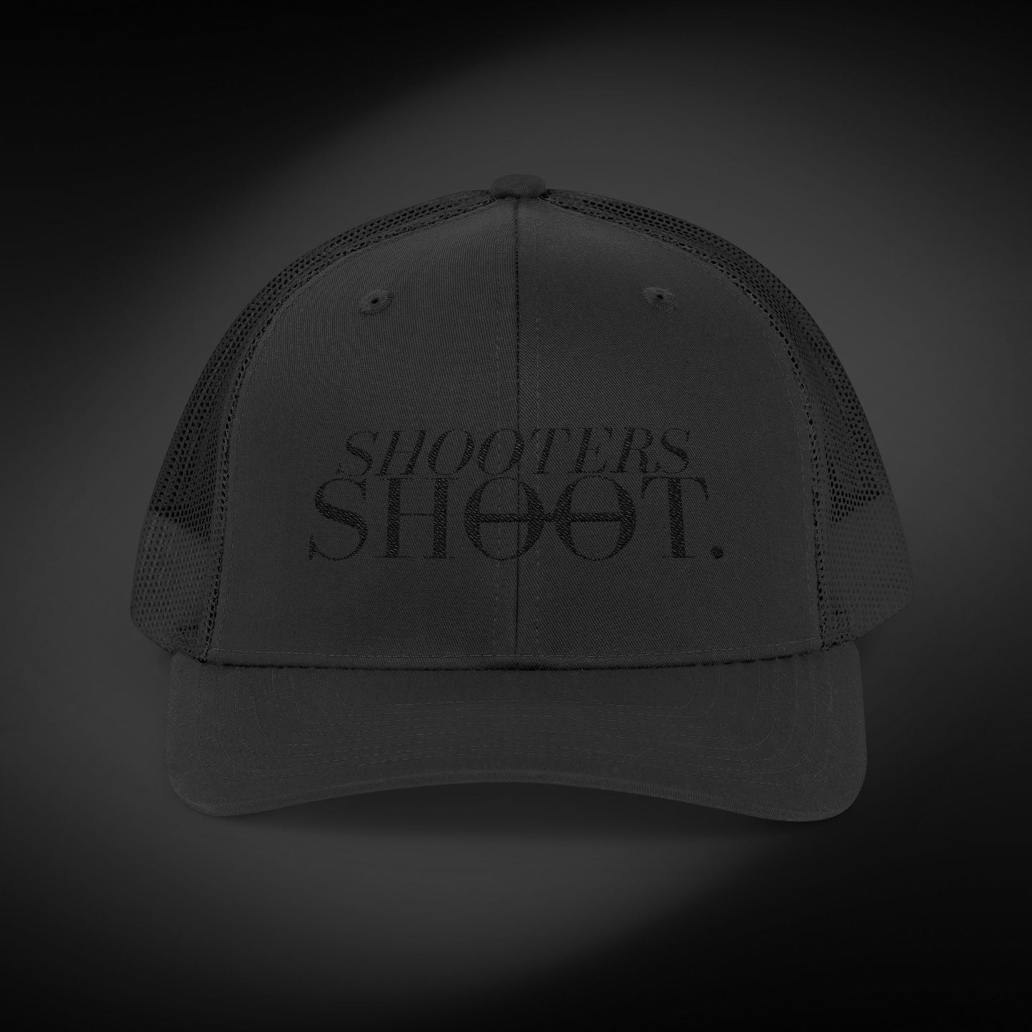 Trucker - Black Embroidery