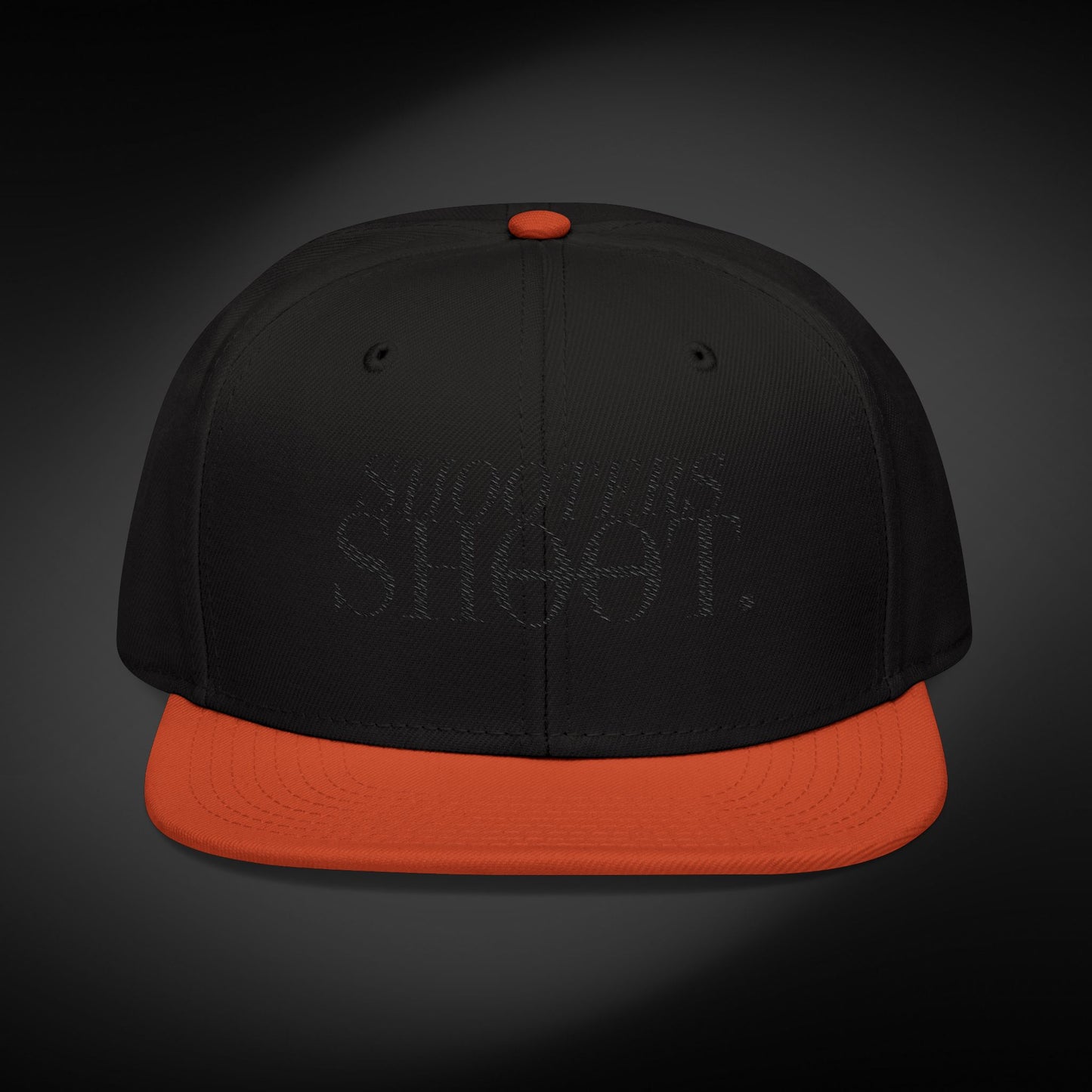 Snapback - Black Embroidery