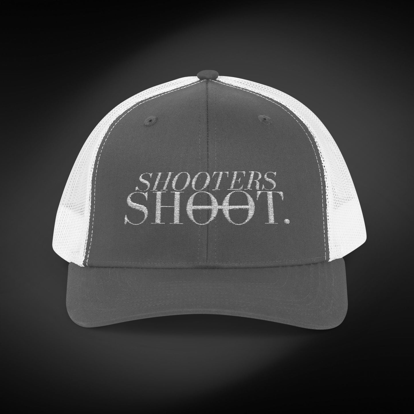 Trucker - White Embroidery