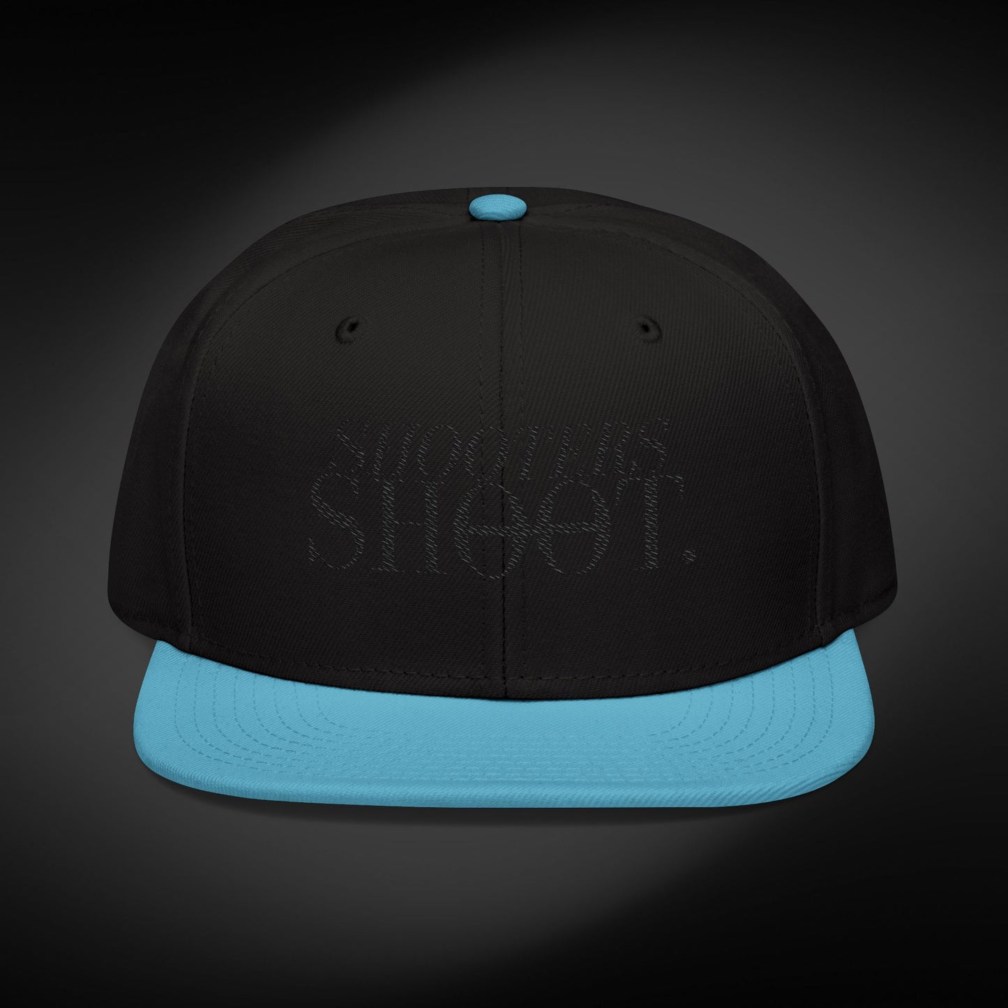 Snapback - Black Embroidery