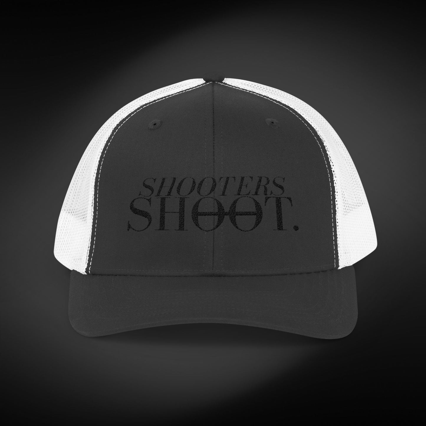 Trucker - Black Embroidery