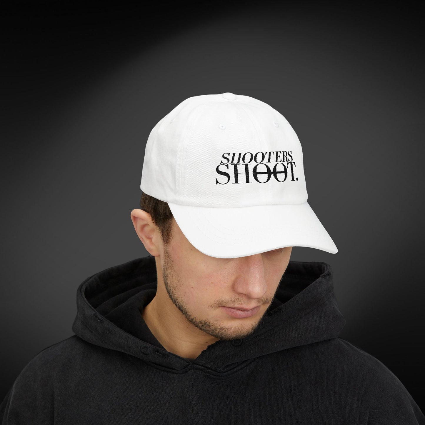 Dad Cap - Black Embroidery