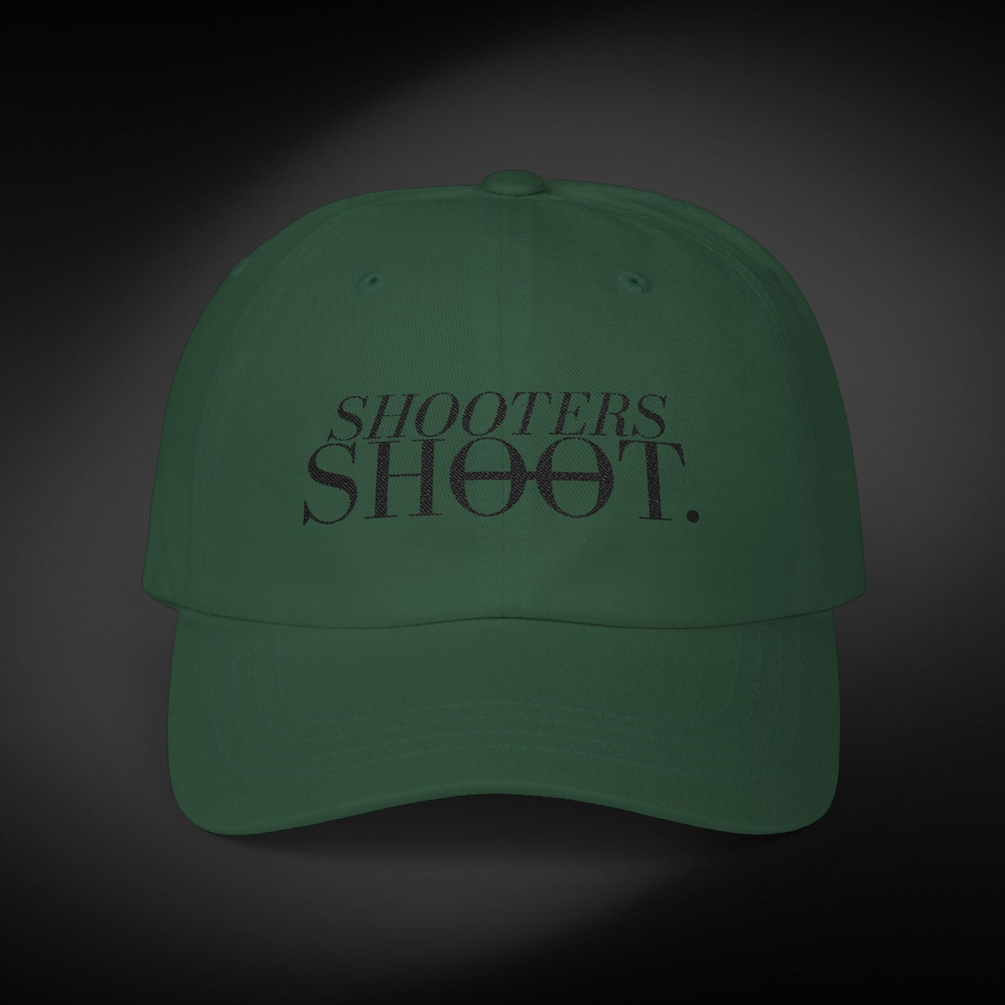 Dad Cap - Black Embroidery