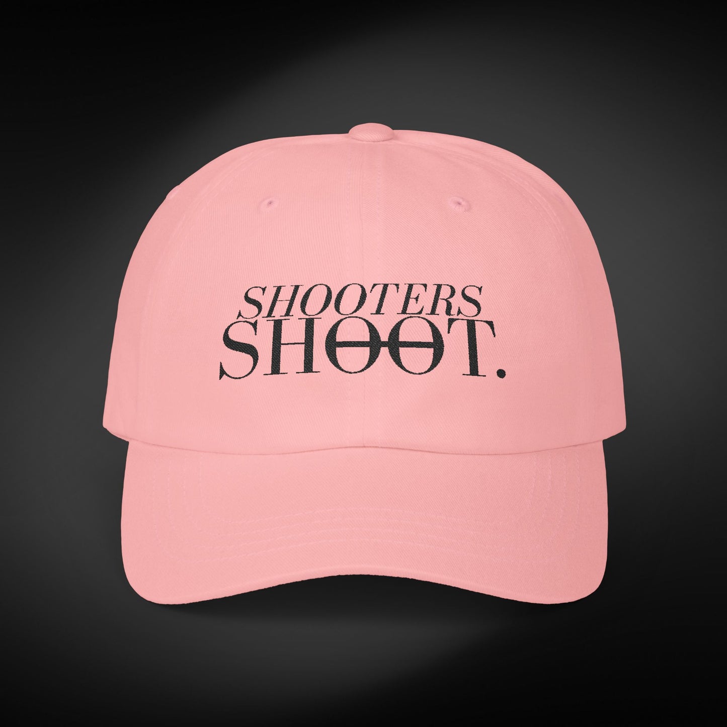 Dad Cap - Black Embroidery