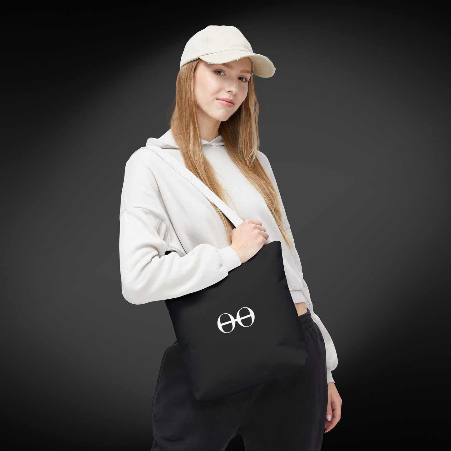 Black Logo Tote Bag