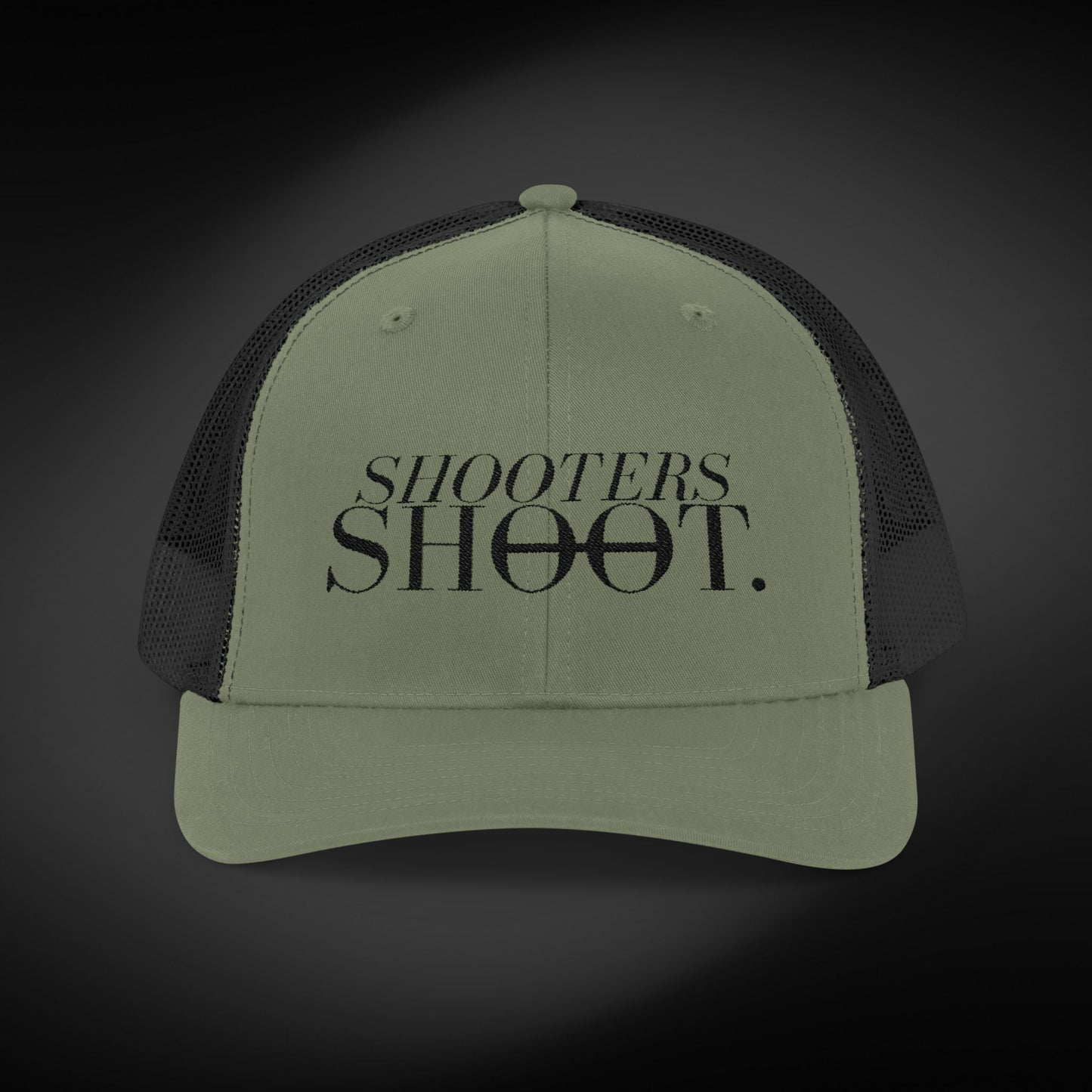 Trucker - Black Embroidery