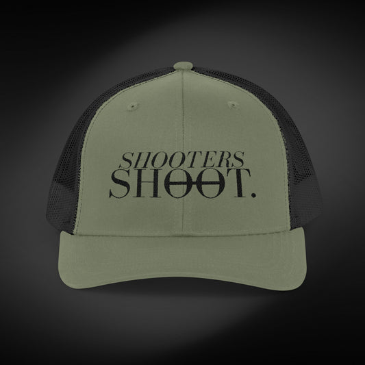 Trucker - Black Embroidery