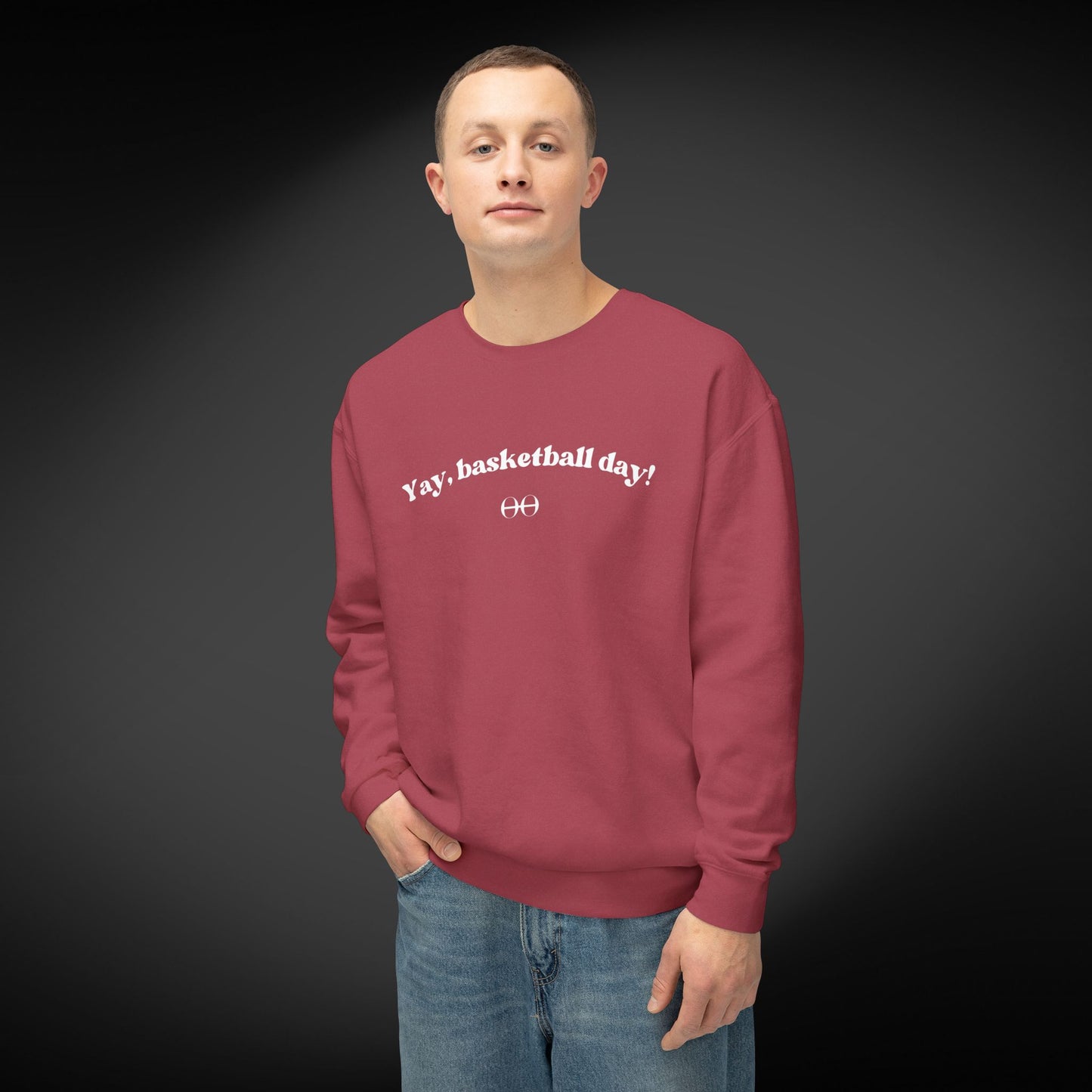 Yay, basketball day! Sweatshirt