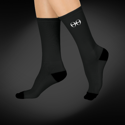 Shooters Shoot. Crew Socks - Black