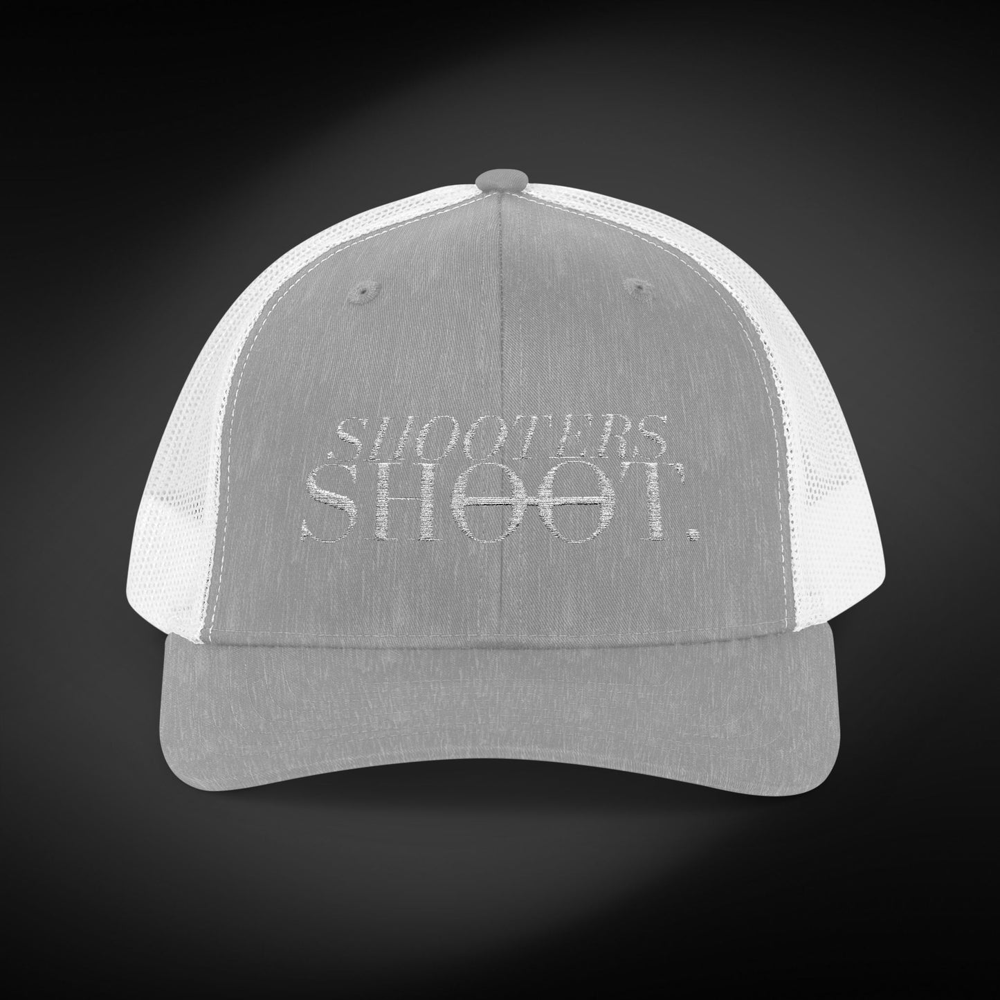 Trucker - White Embroidery