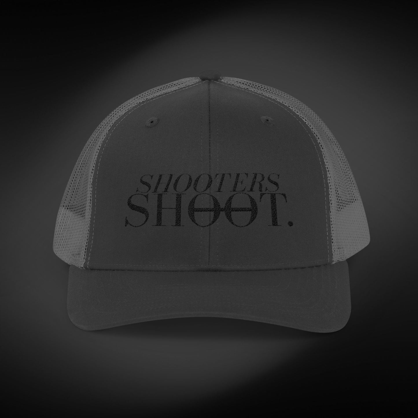 Trucker - Black Embroidery