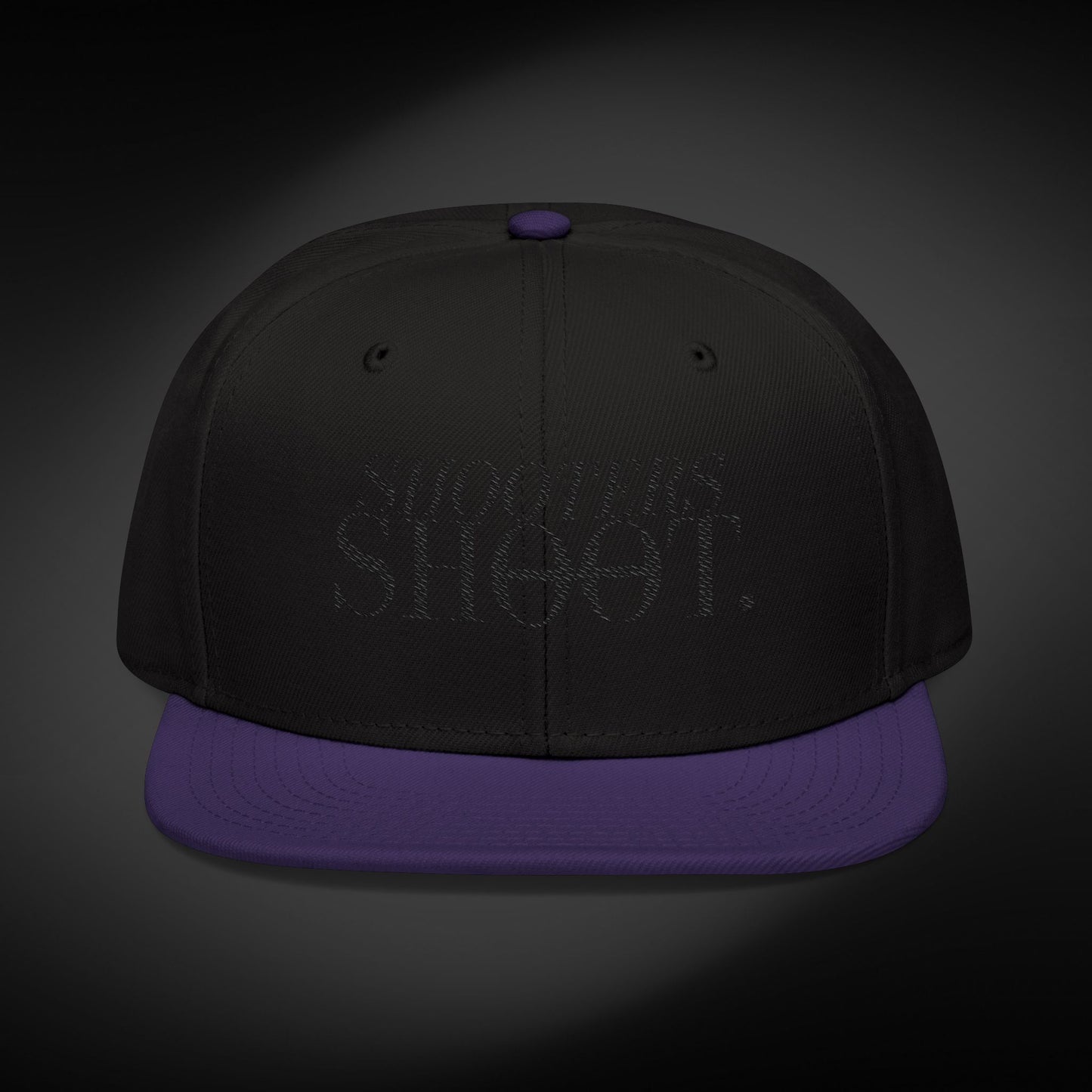 Snapback - Black Embroidery
