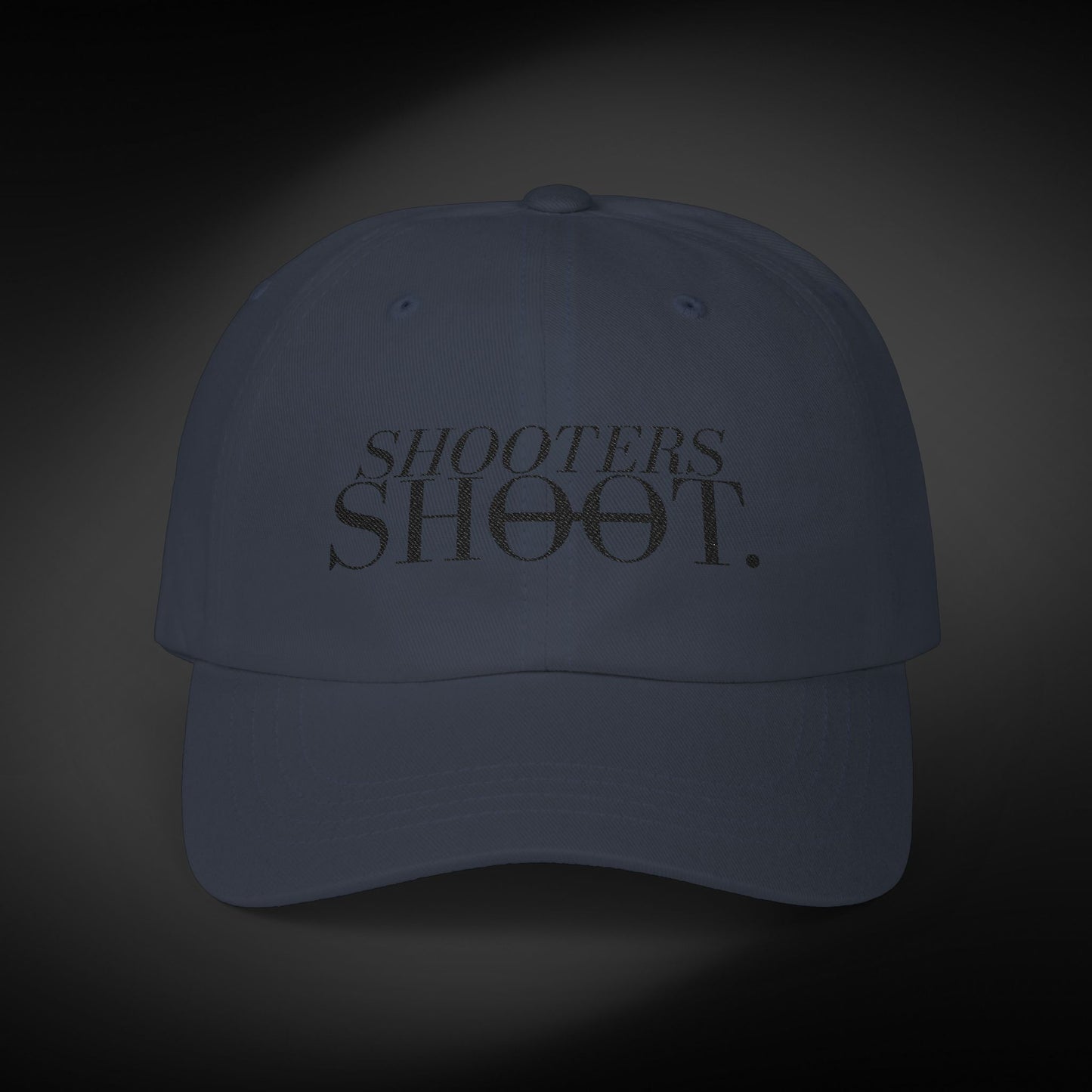 Dad Cap - Black Embroidery