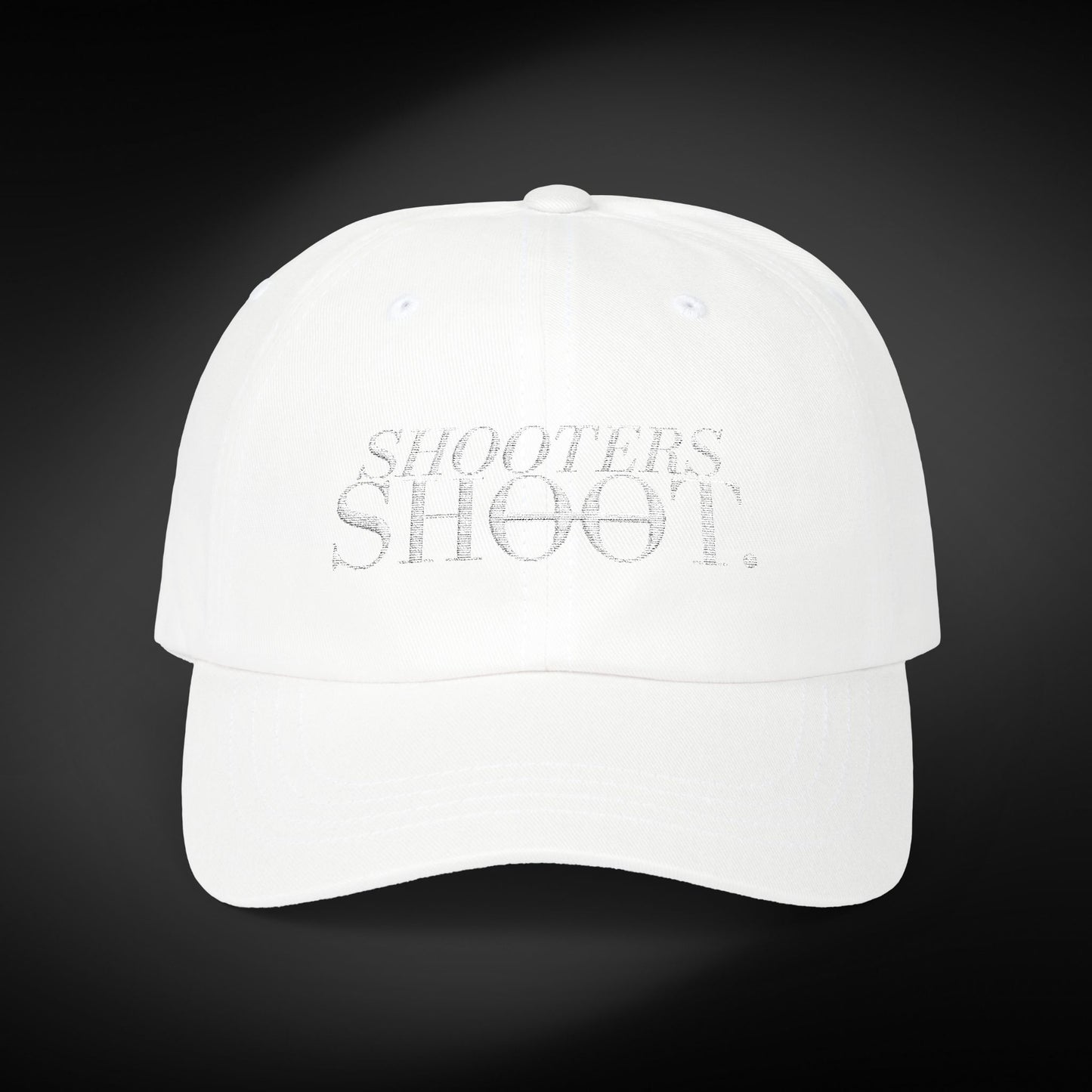 Dad Cap - White Embroidery