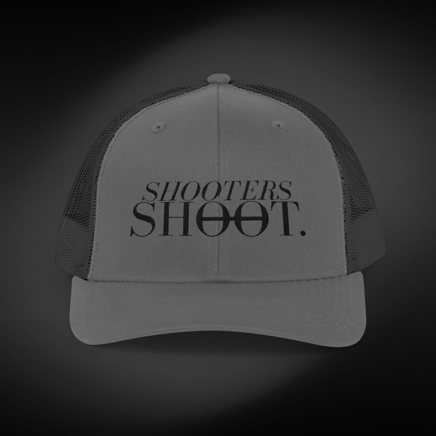 Trucker - Black Embroidery