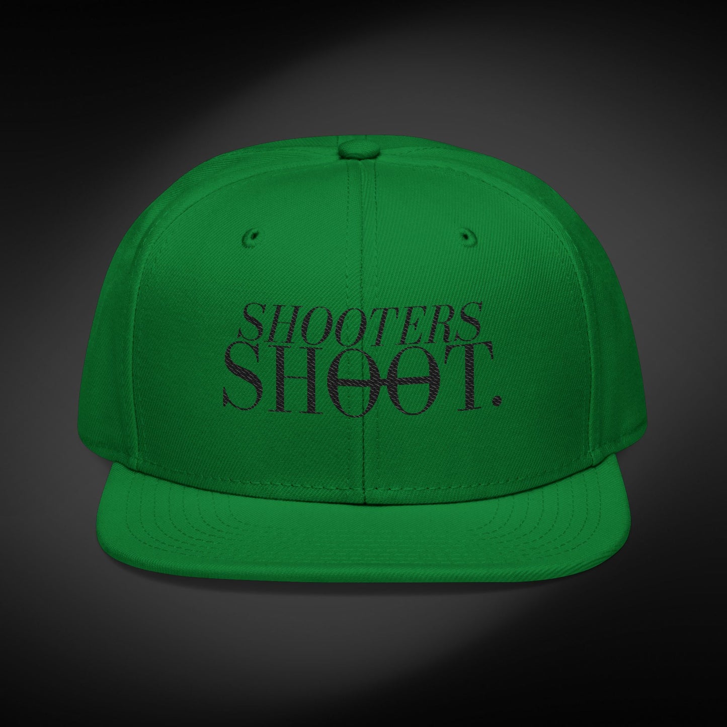 Snapback - Black Embroidery