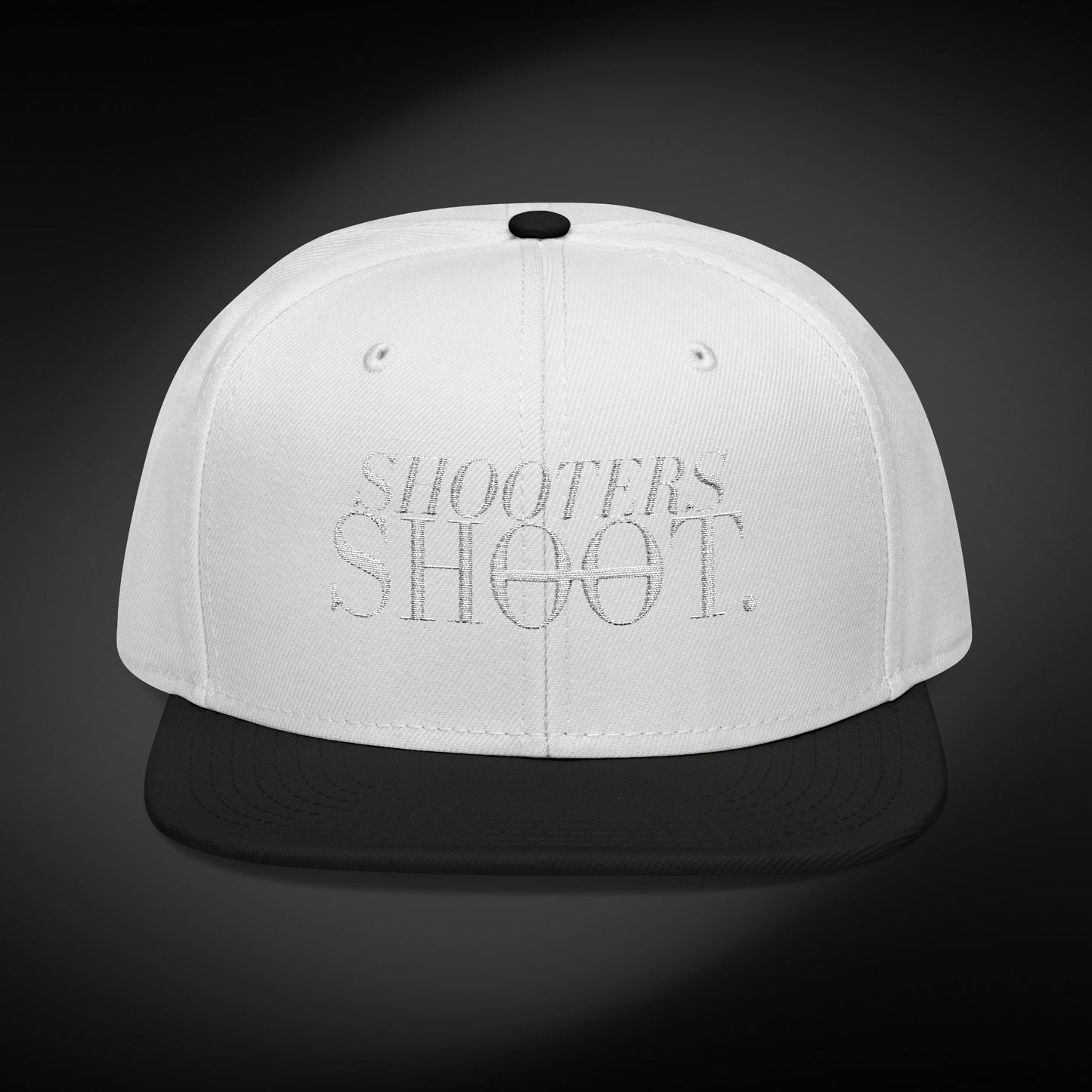 Snapback - White Embroidery