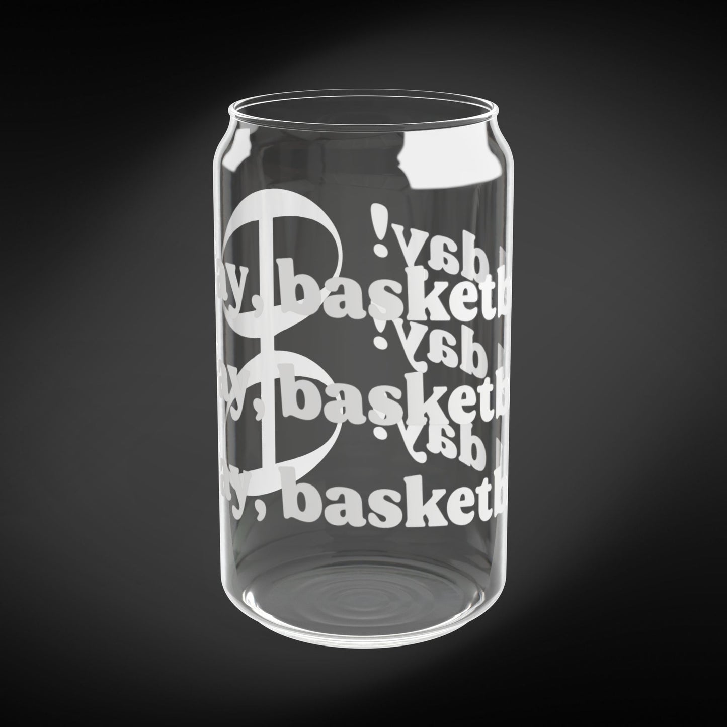 Yay, basketball day! Sipper Glass