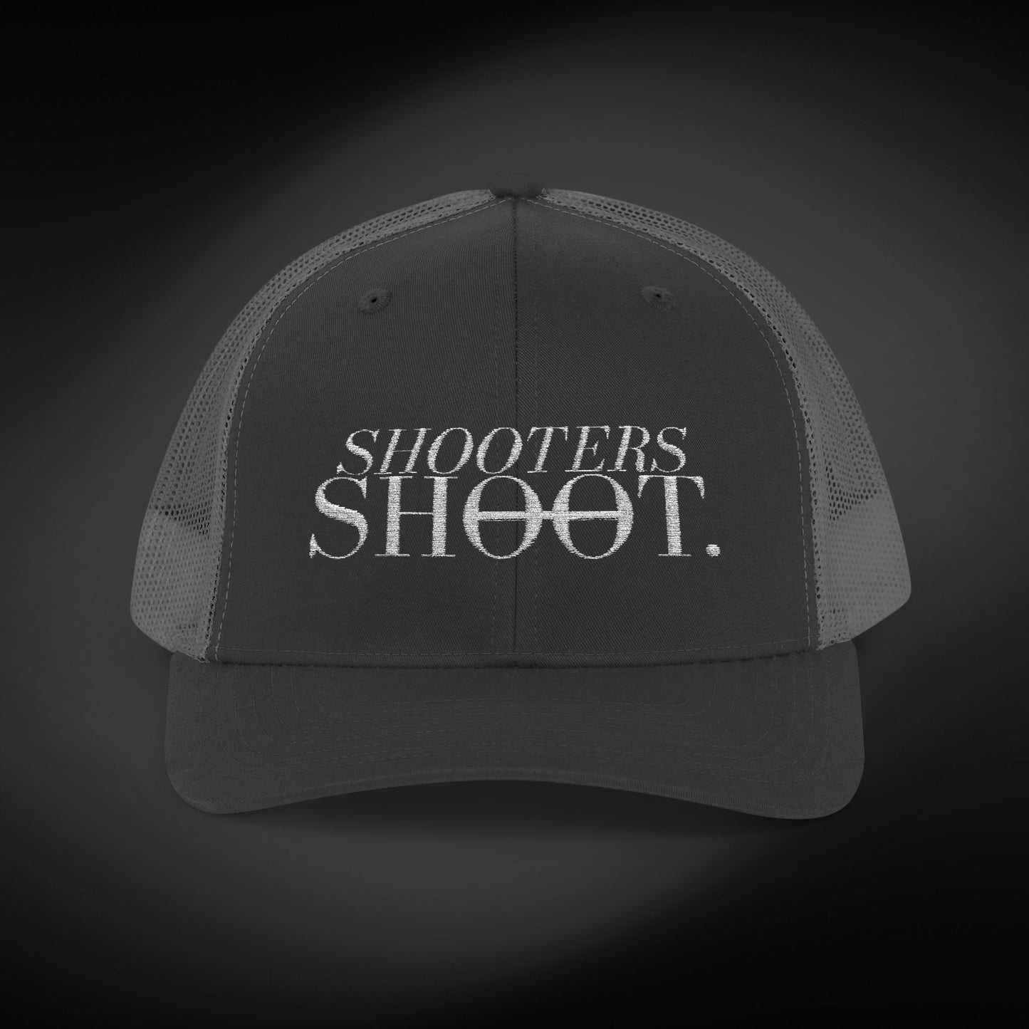 Trucker - White Embroidery