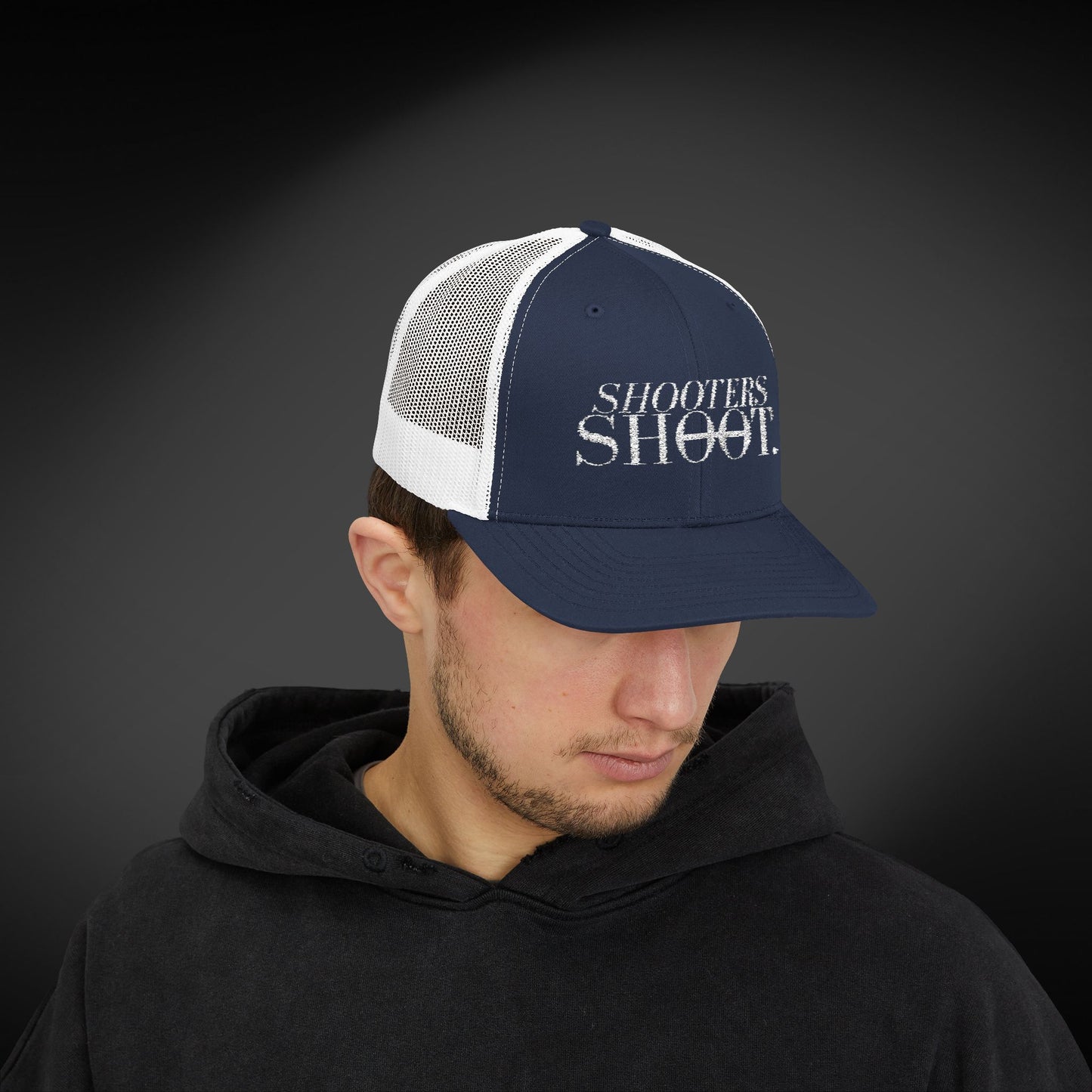 Trucker - White Embroidery