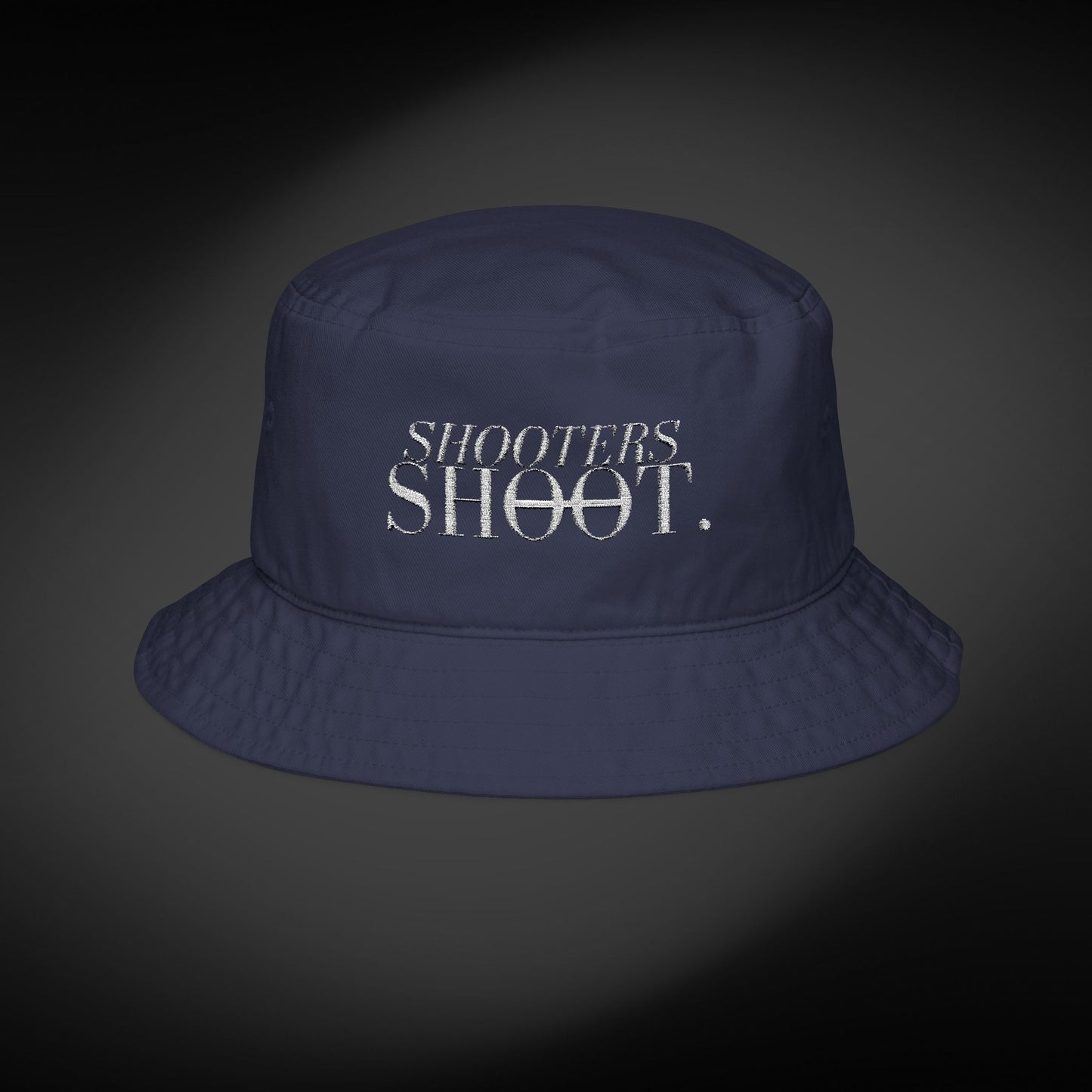 Bucket Hat - White Embroidery