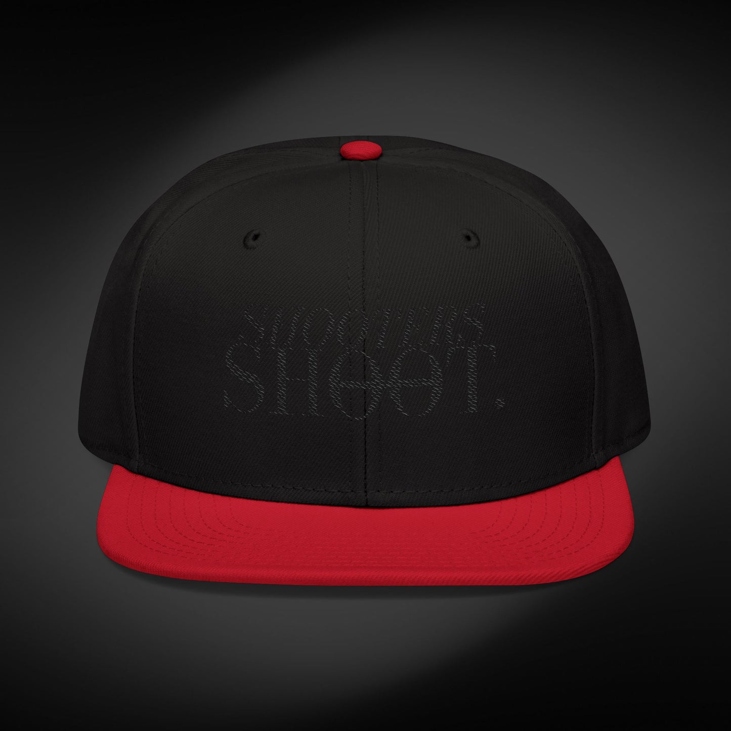 Snapback - Black Embroidery