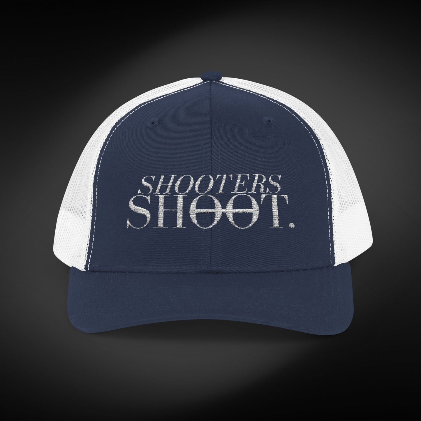 Trucker - White Embroidery