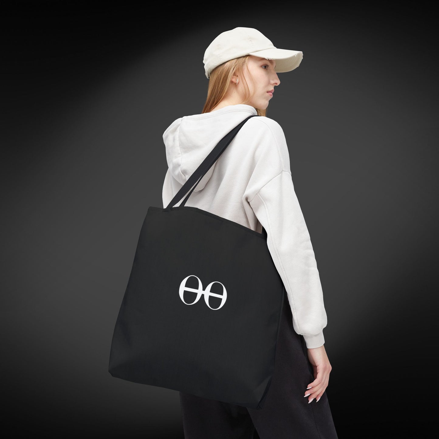 Black Logo Tote Bag