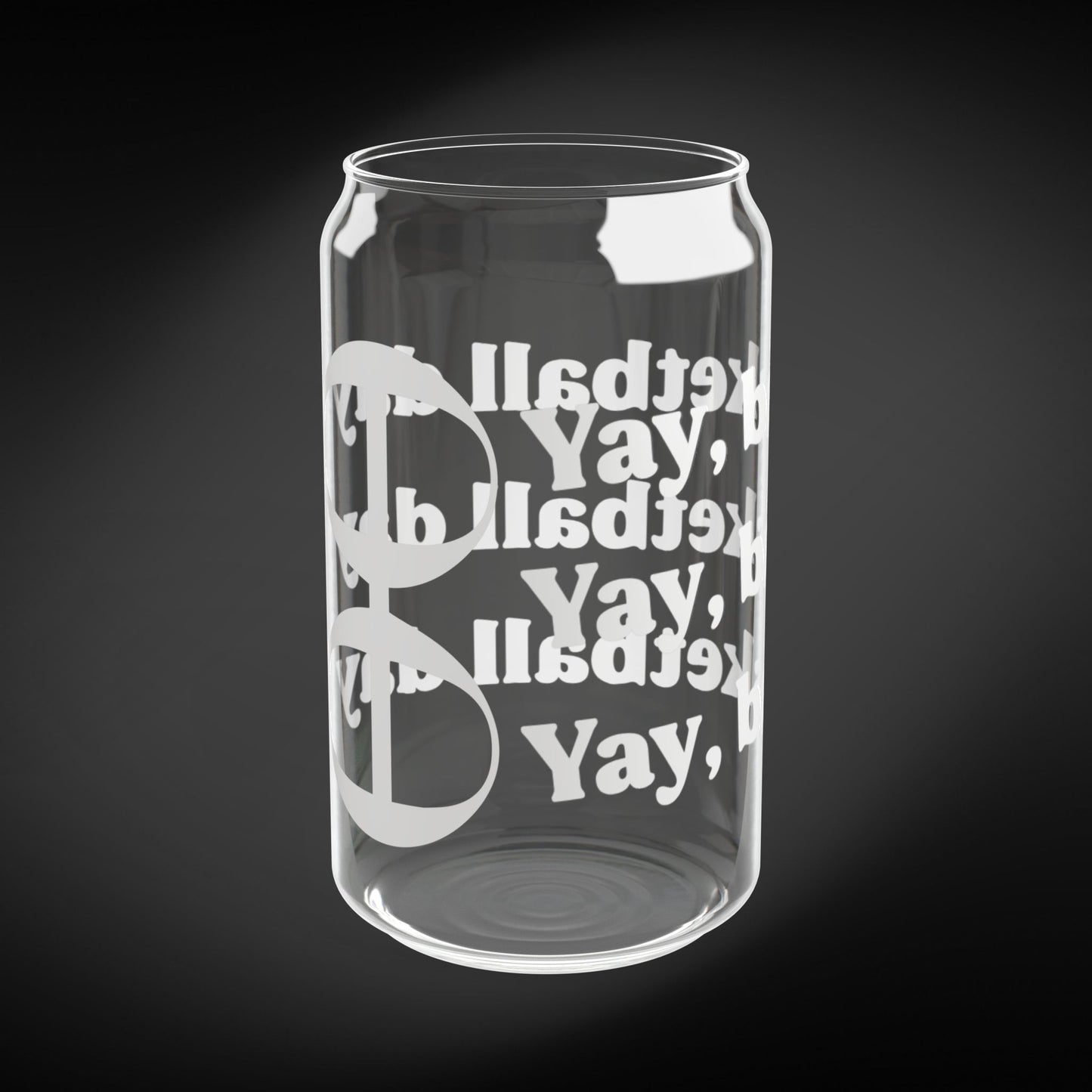 Yay, basketball day! Sipper Glass