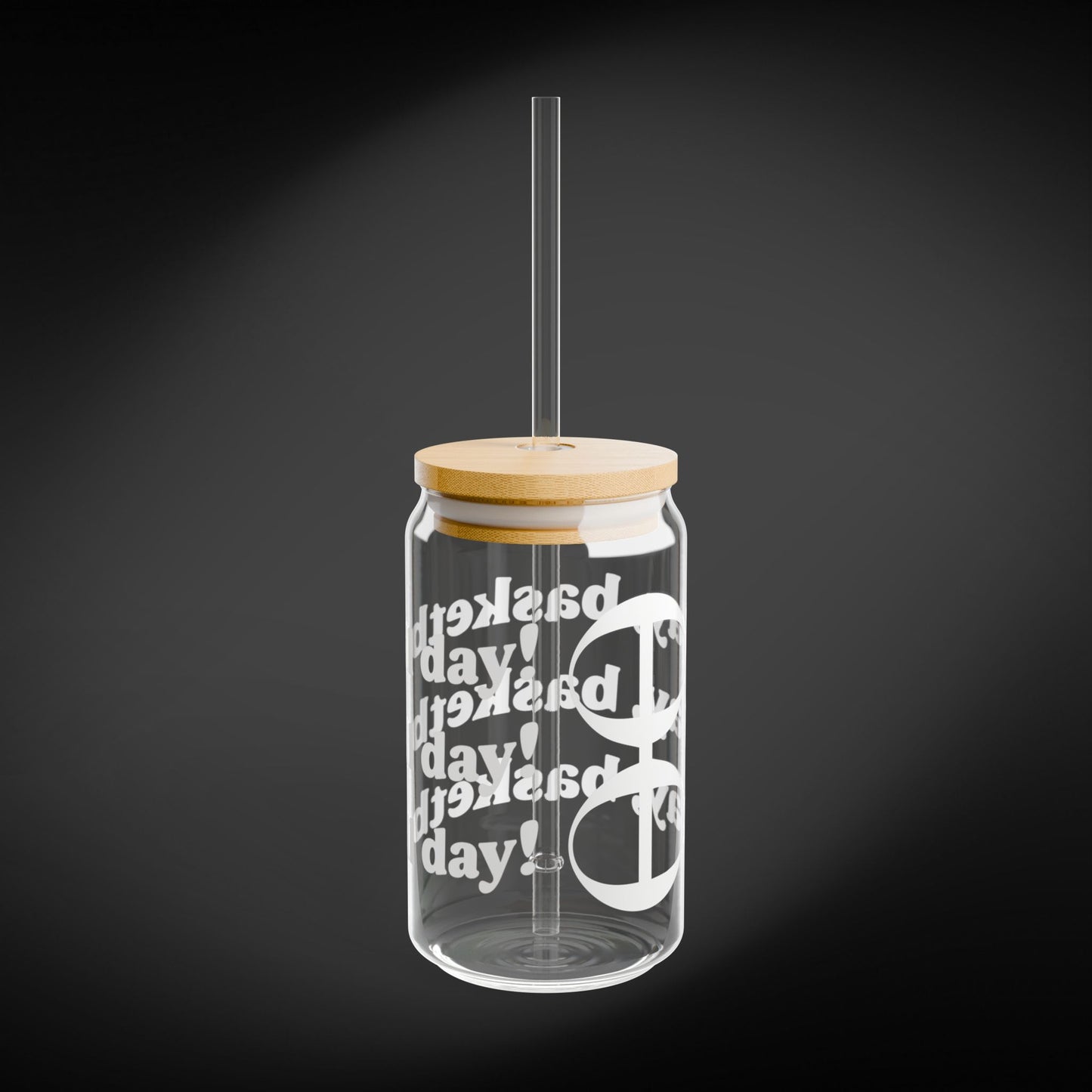 Yay, basketball day! Sipper Glass