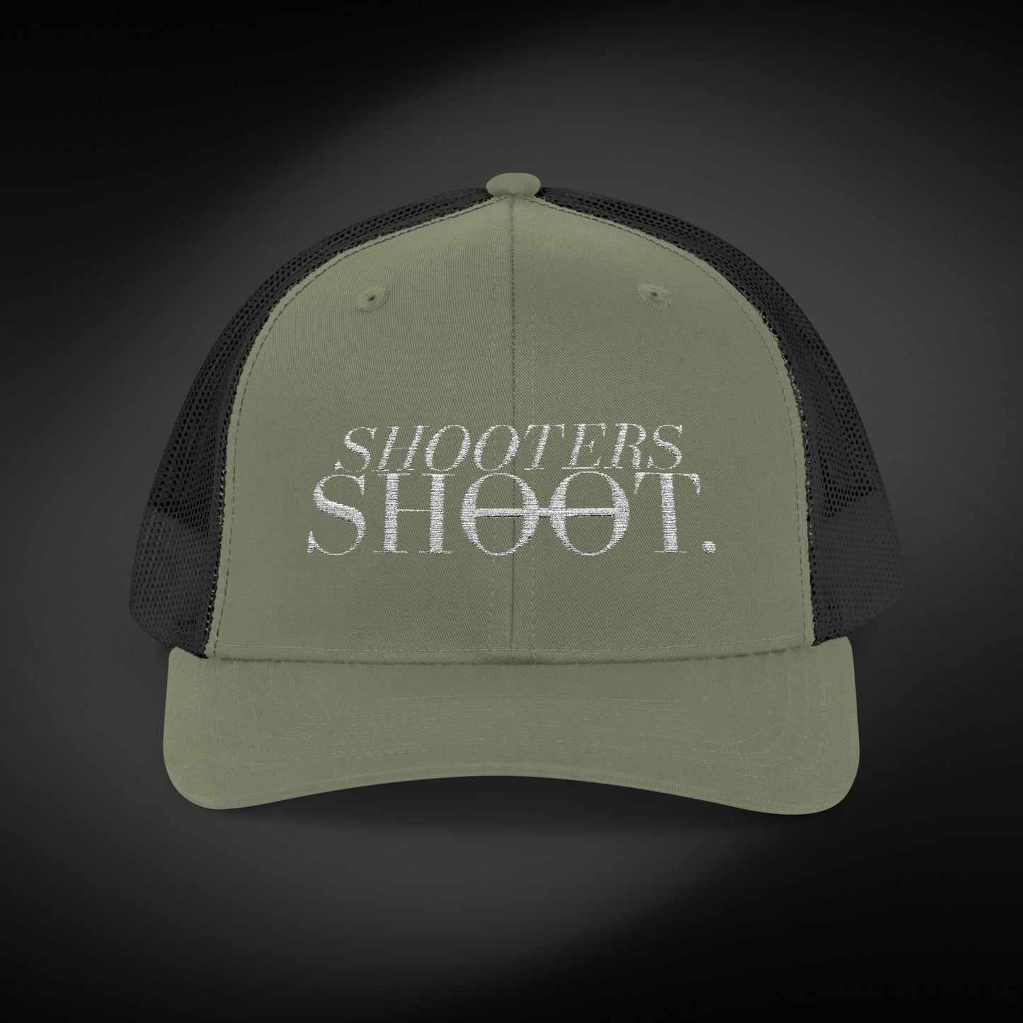 Trucker - White Embroidery