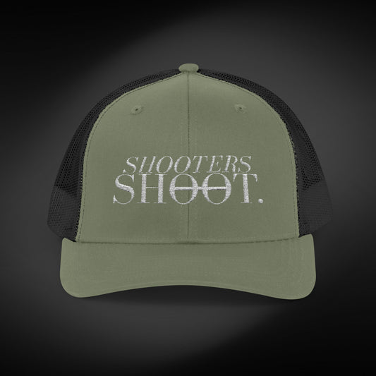 Trucker - White Embroidery