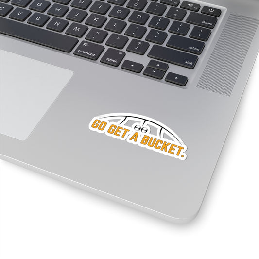 Go Get a Bucket Orange Sticker