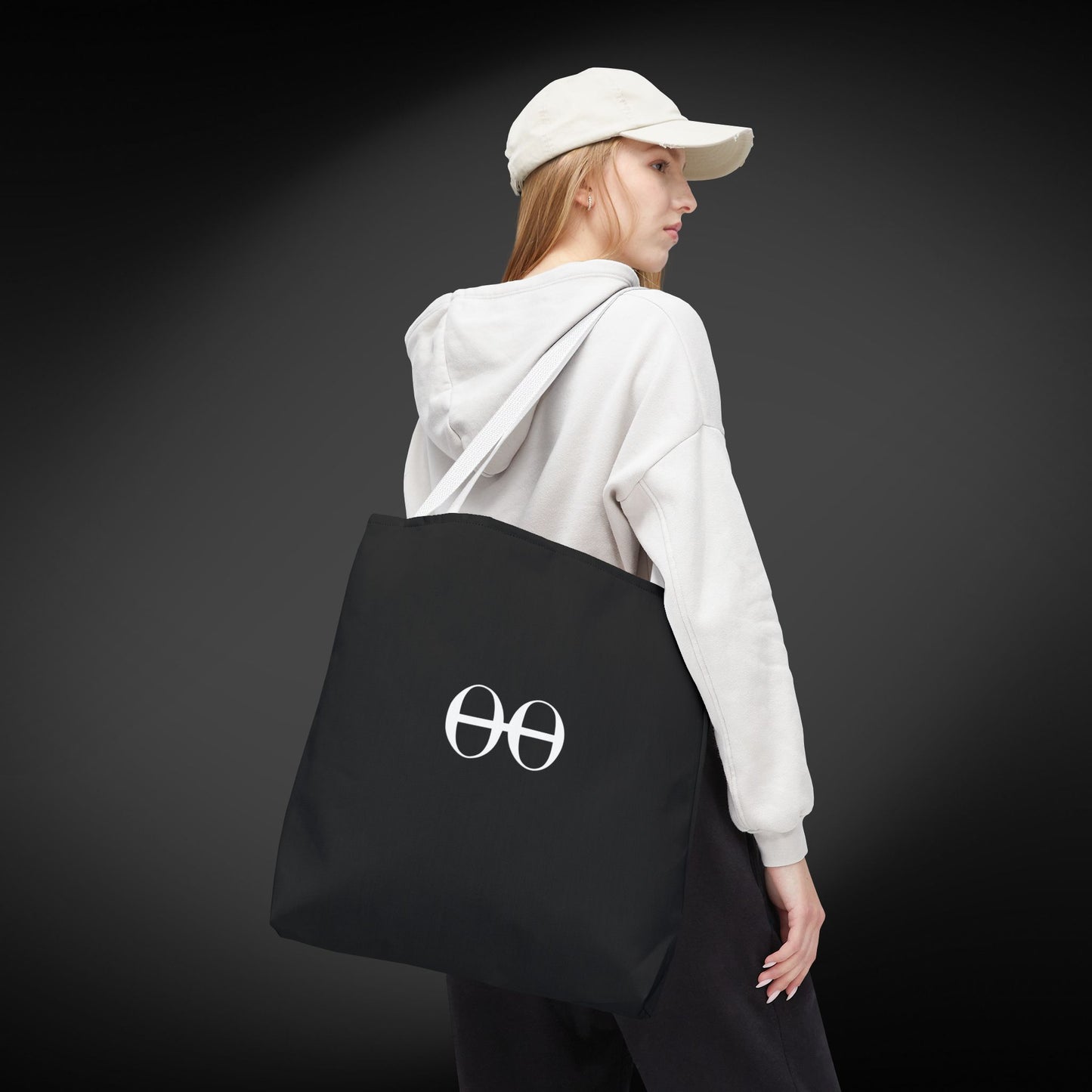 Black Logo Tote Bag