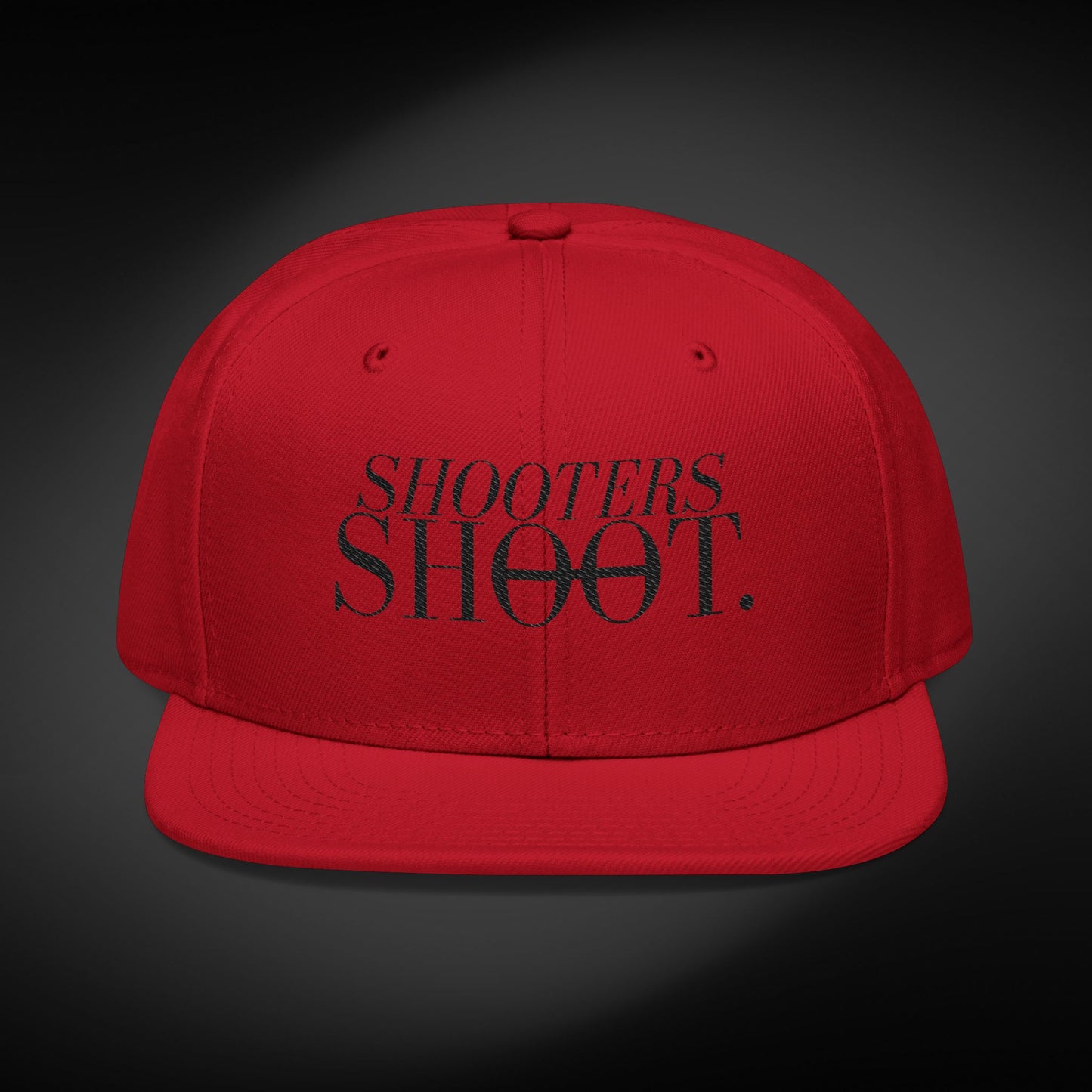 Snapback - Black Embroidery