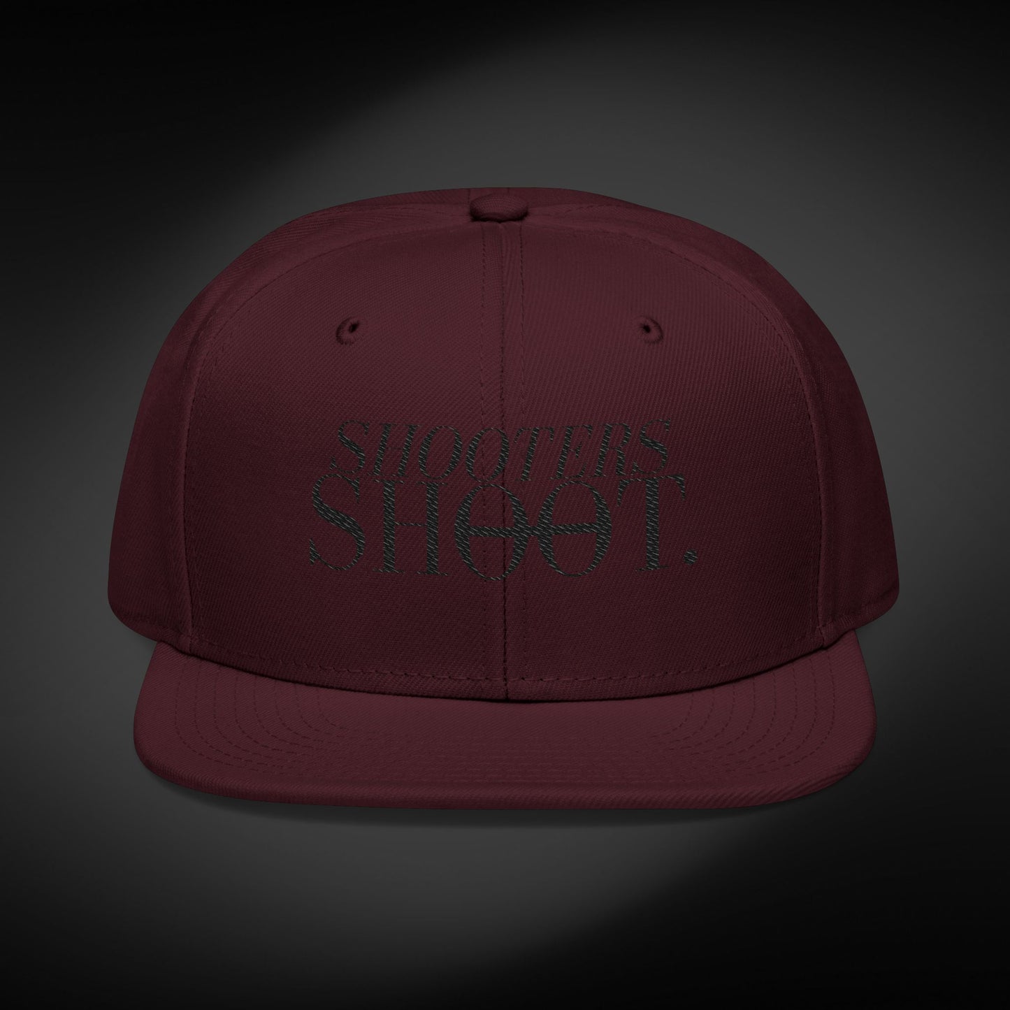 Snapback - Black Embroidery