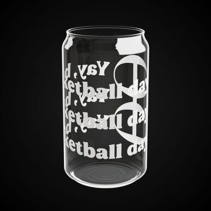 Yay, basketball day! Sipper Glass