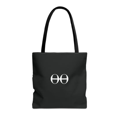 Black Logo Tote Bag