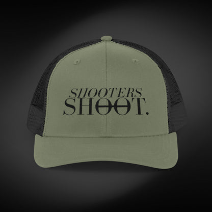 Trucker - Black Embroidery