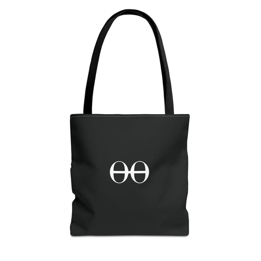 Black Logo Tote Bag