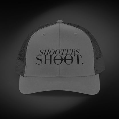 Trucker - Black Embroidery
