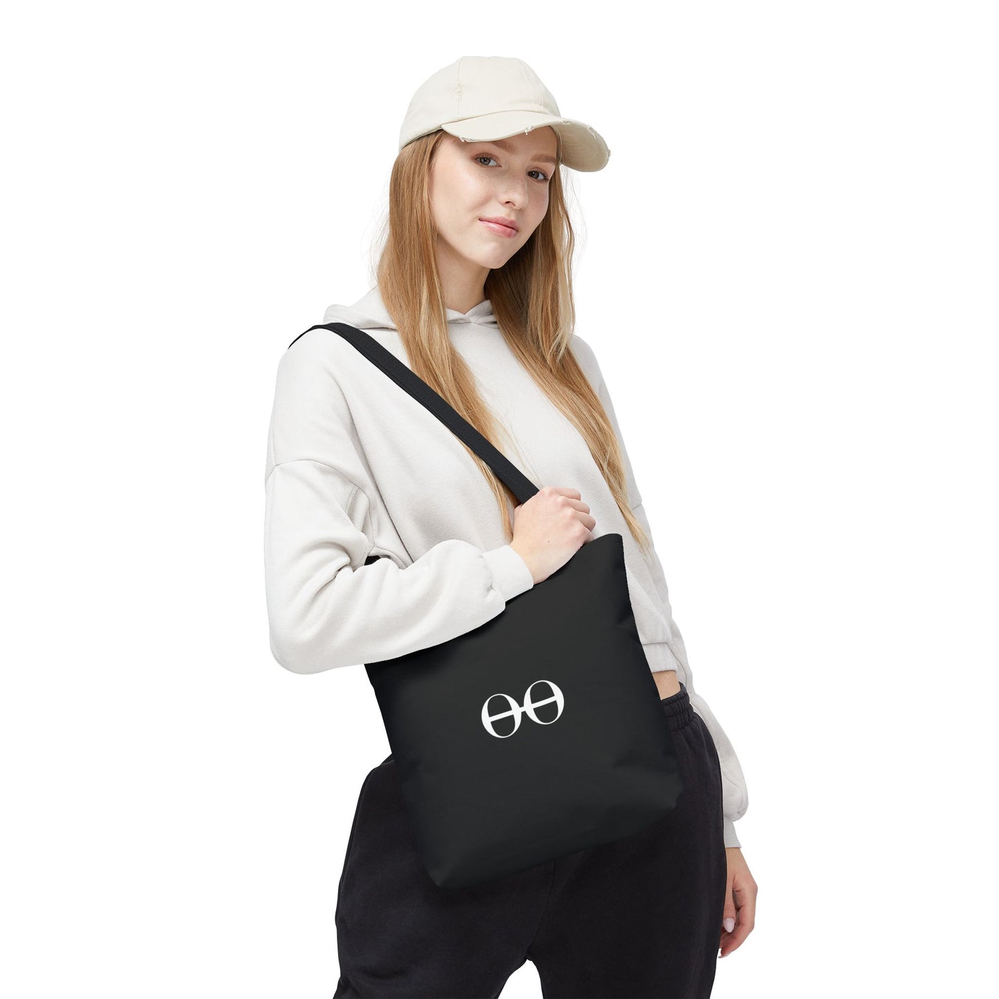 Black Logo Tote Bag