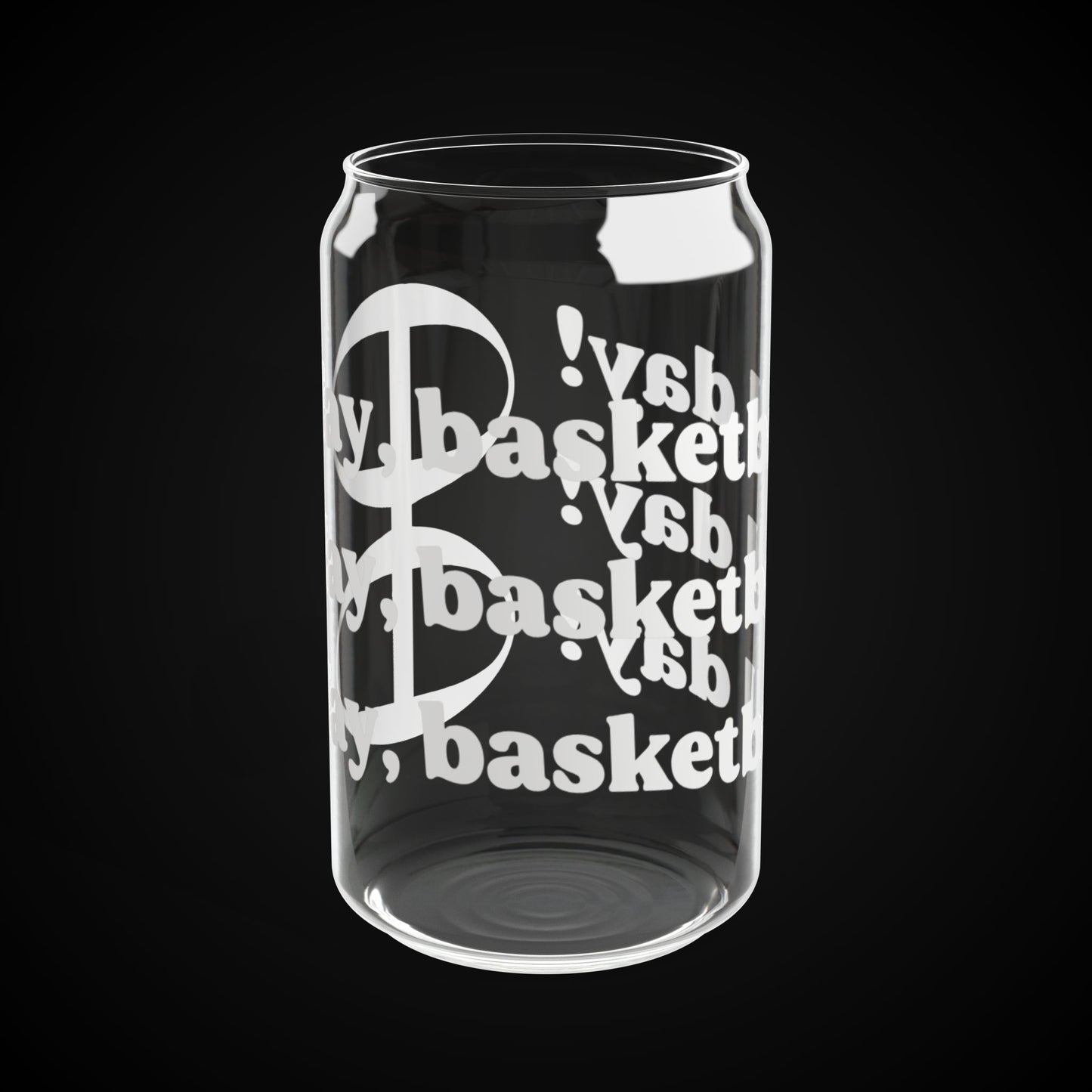 Yay, basketball day! Sipper Glass